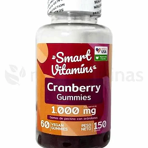 Cranberry 1000 mg 60 Gomas Smart Vitamins