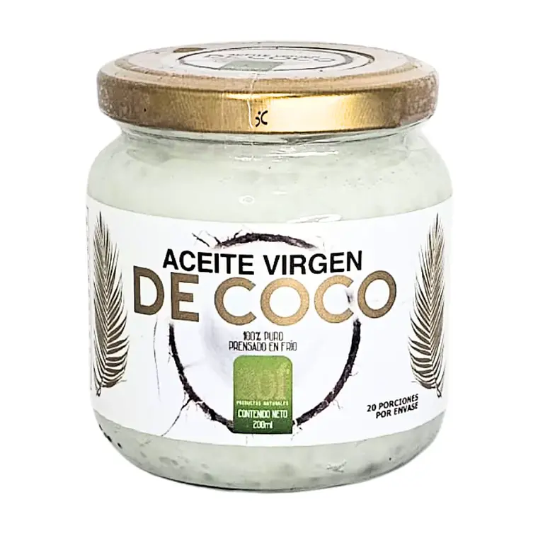 Aceite Virgen de Coco 200 gr Zoi 1