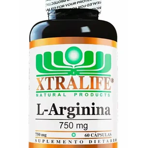 L Arginine 750 mg 60 Cápsulas Xtralife