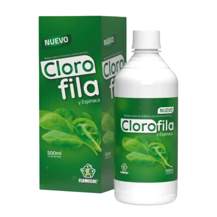 Clorofila y Espinaca 500 ml Flomecol 1