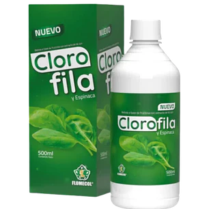 Clorofila y Espinaca 500 ml Flomecol