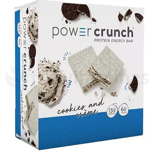 Power Crunch Cookies and Cream caja de 12 unidades