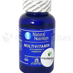 Multivitamin With Minerals 60 Softgels Natural Nutrition
