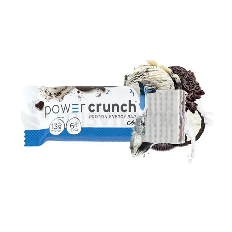 Power Crunch Cookies and Cream caja de 12 unidades 2