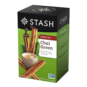 Té Chai Green 20 Bolsas Stash