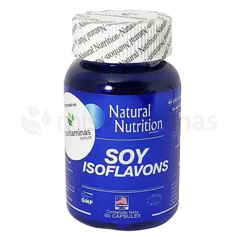 Soy Isoflavons 60 Cápsulas Natural Nutrition 1