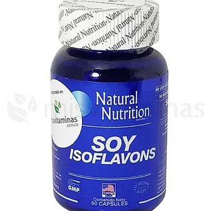 Soy Isoflavons 60 Cápsulas Natural Nutrition