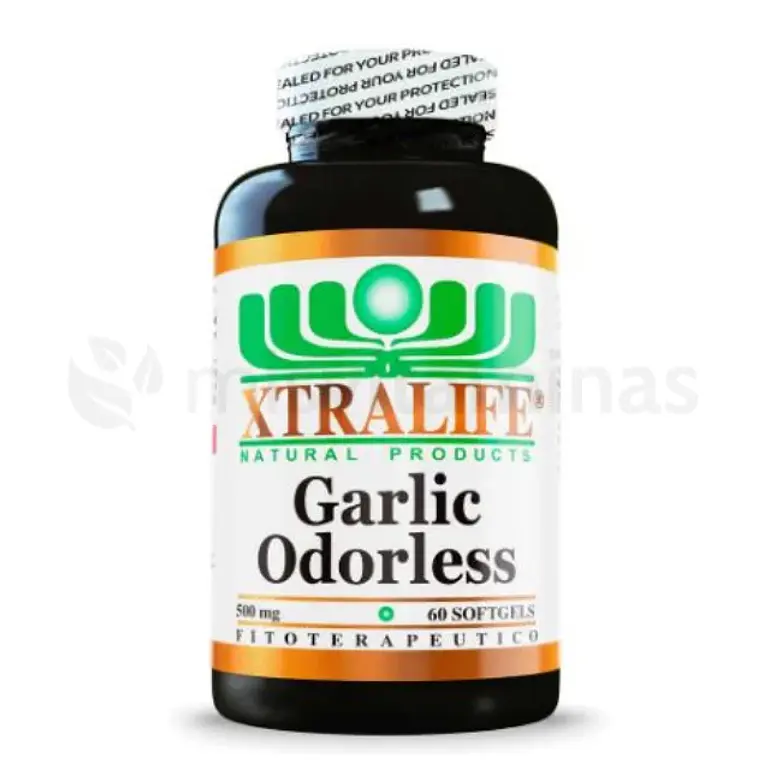 Garlic Odorless 500 mg 60 Softgels Xtralife 1
