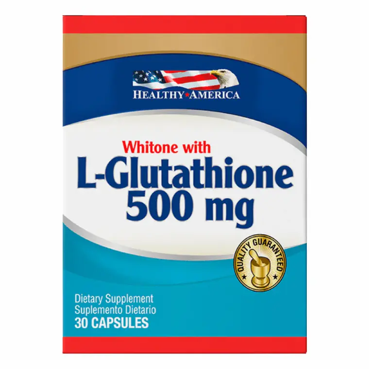 L-Glutathione 500 mg 30 Cápsulas Healthy America 1