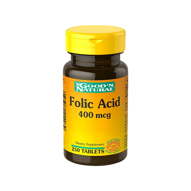 Ácido Fólico Good'N Natural 400 mcg 250 Tabletas 1