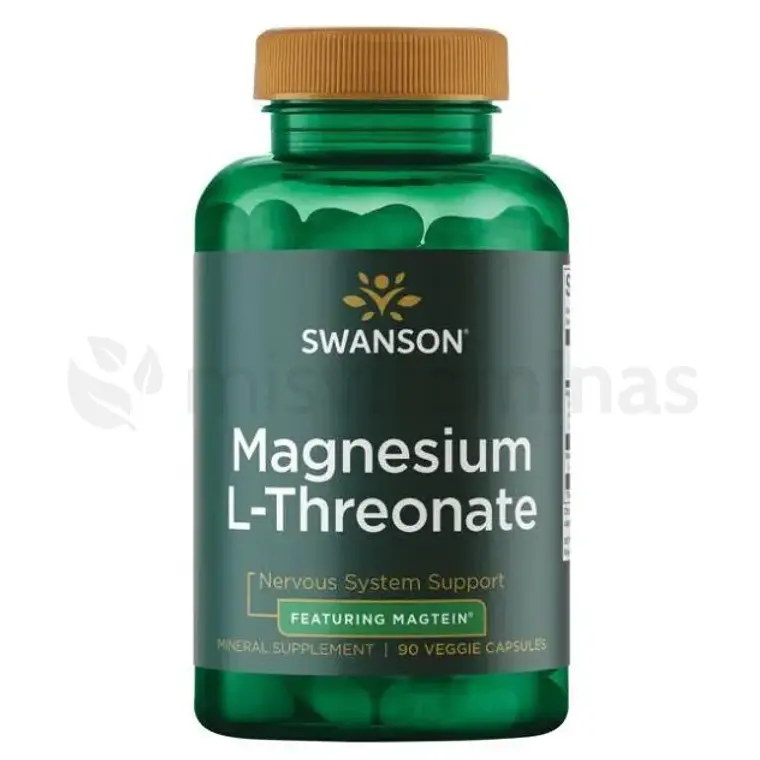Magnesium L Threonate 90 Cápsulas Swanson 1