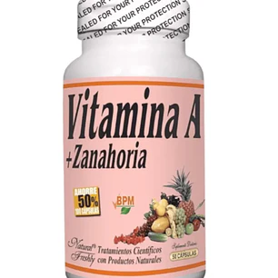 Vitamina A más Zanahoria Natural Freshly 100 Cápsulas