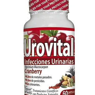 Urovital Natural Freshly 60 Cápsulas