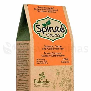 Spiruté Cúrcuma Infusión 20 Tisanas Naturela