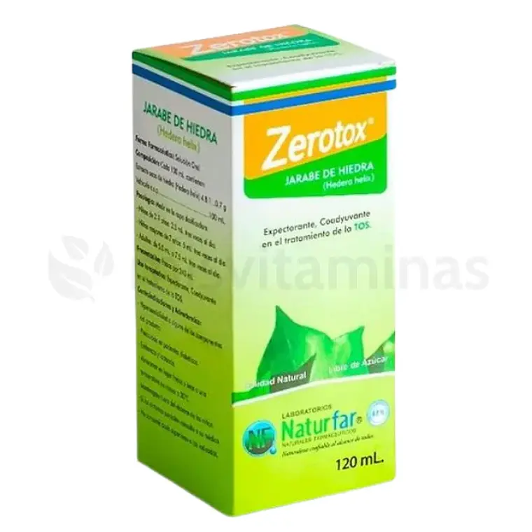 Zerotox Jarabe de Hiedra Naturfar 240 ml 1