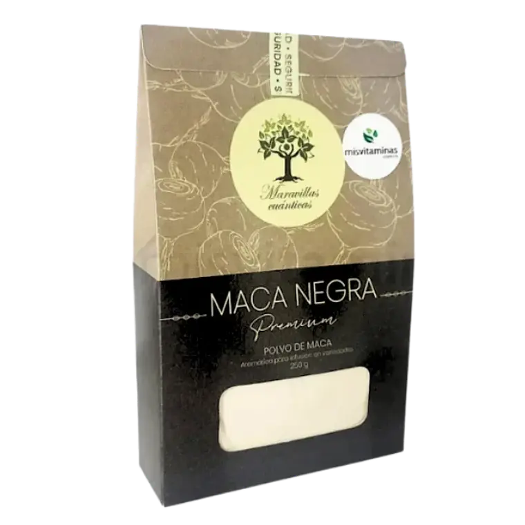 Maca Negra Peruana Premium 250 gramos Maravillas Cuánticas 1