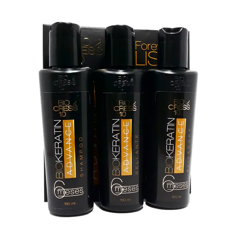 BioKeratin Advance Forever Liss 6 Meses 160 ml Bio Cress 10 2