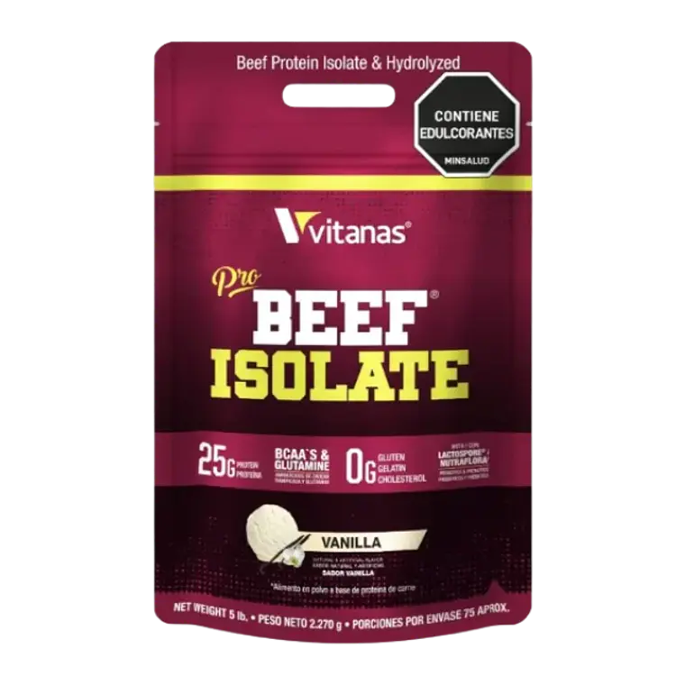 Pro Beef Isolate 5 Libras Vitanas Proteina de Carne 1