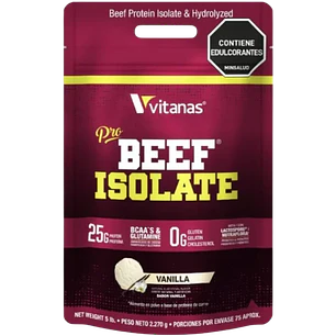 Pro Beef Isolate 5 Libras Vitanas Proteina de Carne