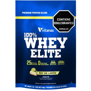 Whey Elite 100% Vitanas Pay de Limón 2 Libras