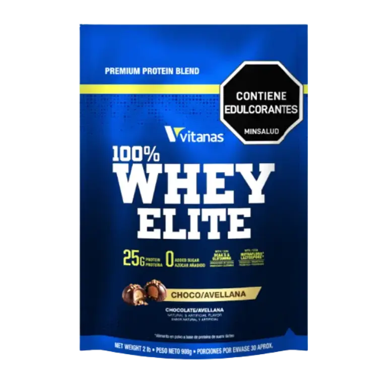 Whey Elite 100% Vitanas Choco Avellana 2 Lb 1