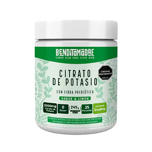Citrato de Potasio 245 grs BenditaMadre