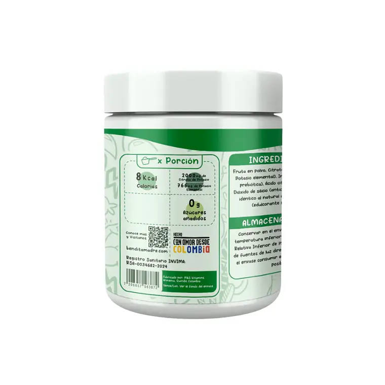 Citrato de Potasio 245 grs BenditaMadre 2