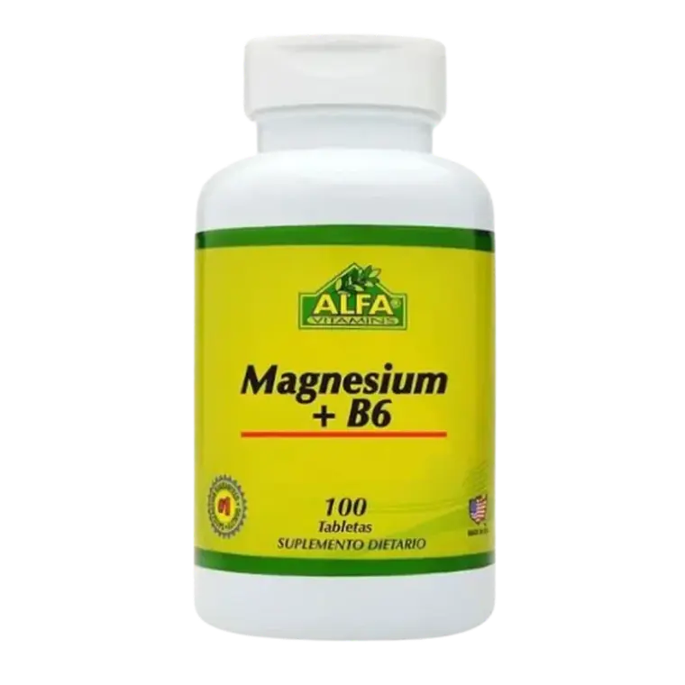 Magnesio mas B6 Alfa Vitamins 100 Tabletas 1