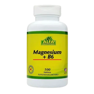Magnesio mas B6 Alfa Vitamins 100 Tabletas