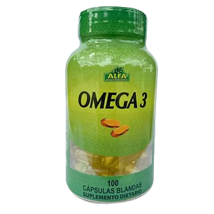 Omega 3 100 Softgels Alfa Vitamins