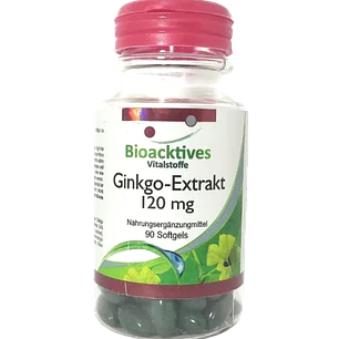 Ginkgo Biloba 120 Mg Bioacktives 90 Softgels