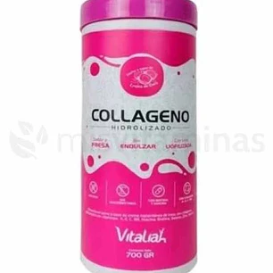 Collageno Hidrolizado Sabor Fresa Vitaliah 700 gramos