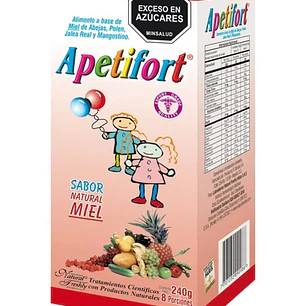 Apetifort Sabor a Miel 240 g Natural Freshly