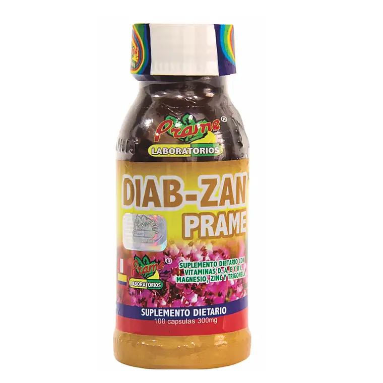 DIAB-ZAN Prame 100 Cápsulas Fenogreco 1