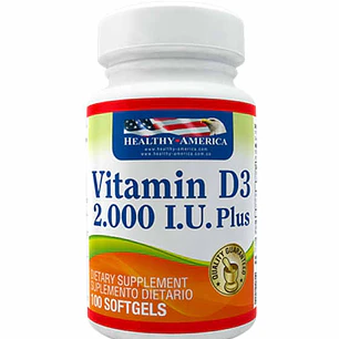 Vitamina D3 2000 UI 100 Softgels