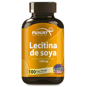 Lecitina de Soya 1200 mg Funat 100 Softgels