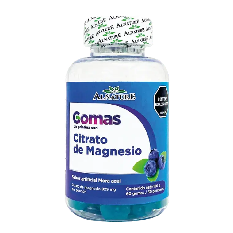 Gomas Citrato de Magnesio Alnature 60 gomas 1
