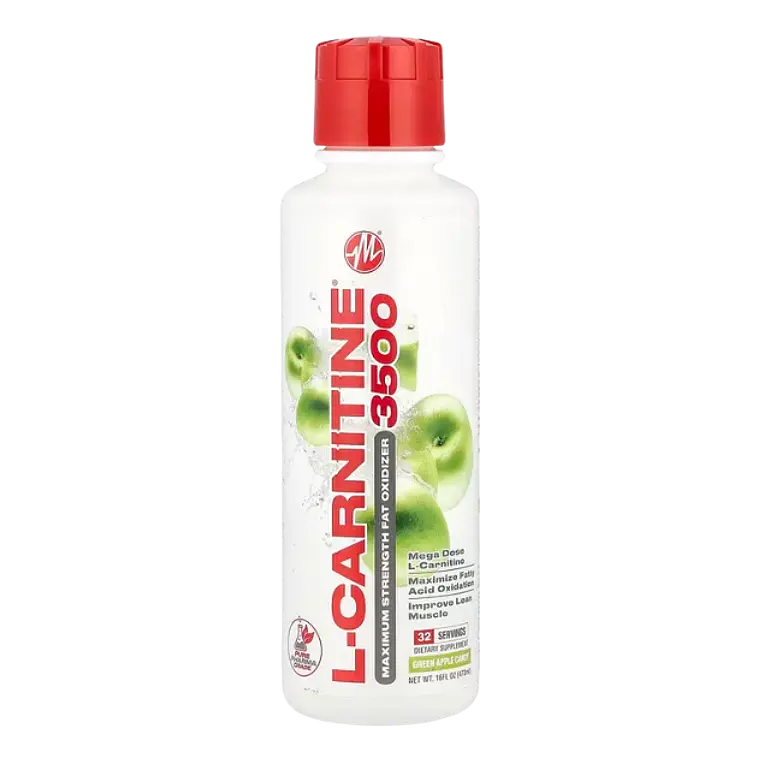L carnitina 3500 Green Apple Candy Metabolic 473 ml 1