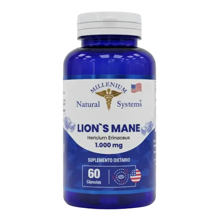 Lion's Mane 1000 mg 60 Softgels Millenium Natural Systems 1