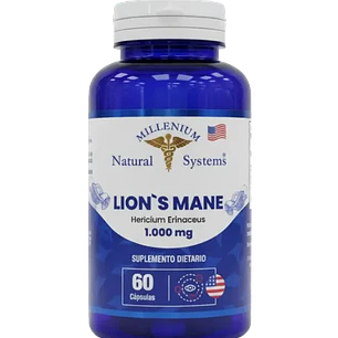 Lion's Mane 1000 mg 60 Softgels Millenium Natural Systems