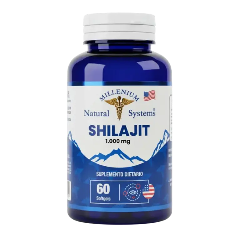 Shilajit 1000 mg 60 Softgels Millenium Natural Systems 1