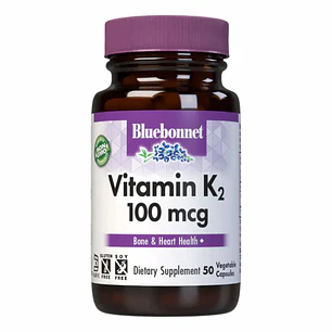 Vitamin K2 100 mcg 50 Cápsulas Bluebonnet