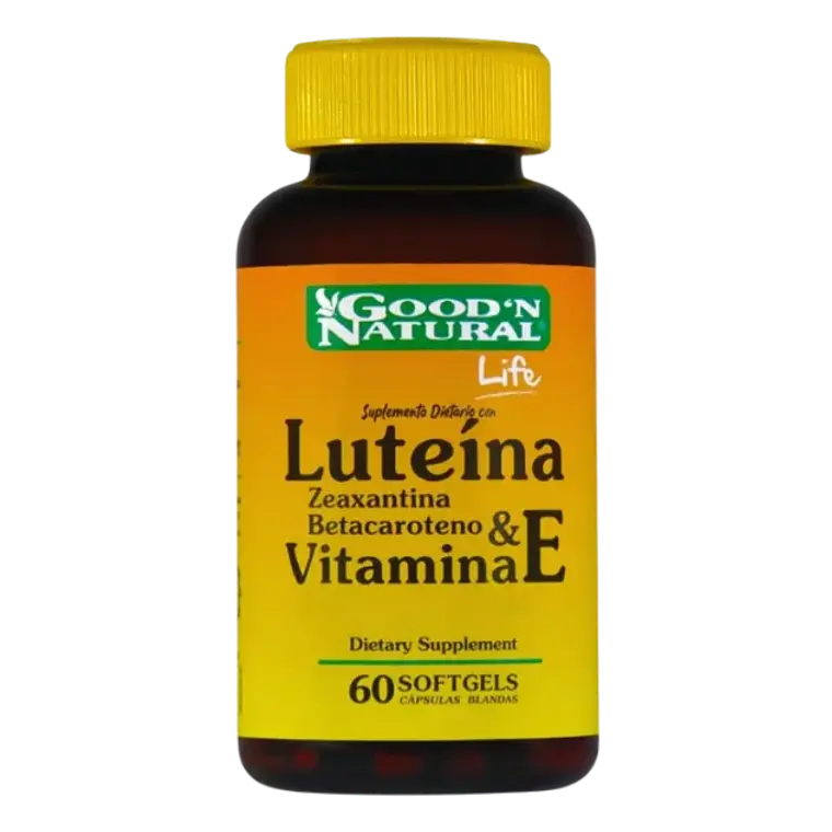 Luteina Zexantina Betacaroteno y Vitamina E 60 Softgels Good´N Natural 1