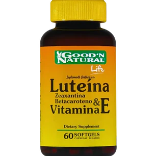 Luteina Zexantina Betacaroteno y Vitamina E 60 Softgels Good´N Natural