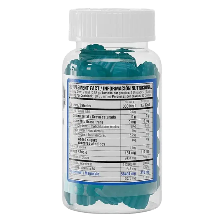 Magnesio Citrate Gummies Healthy America Sabor Frutos Rojos – 60 Gummies 2