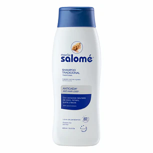 Shampoo Tradicional Anticaída 400 ml María Salomé