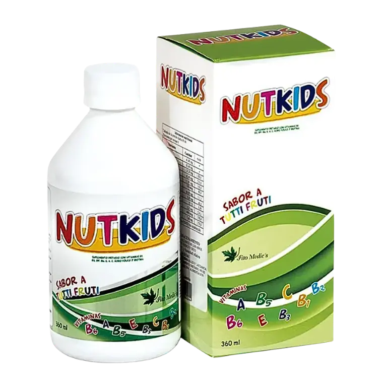 Nutkids 360 ml Jarabe para Niños Multivitaminico Fito Medic´s 1