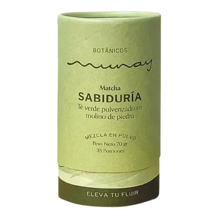 Te Verde Matcha Pulverizado 35 porciones 70 gr Munay 1