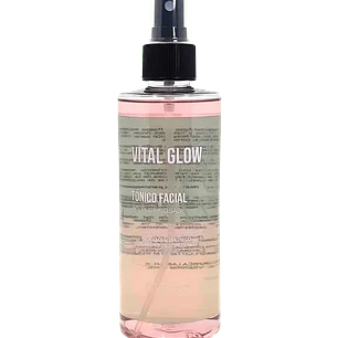 Tónico Facial Agua de Rosas Acido Hialuronico Vital Glow 260 ml