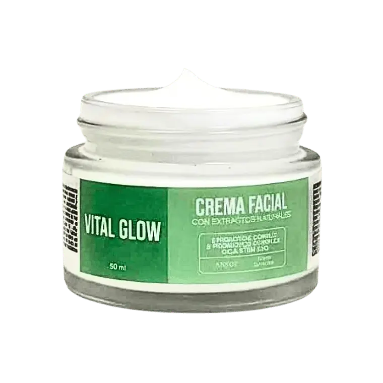 Crema Facial de Extracto de Arroz y Probioticos 50 ml Vital Glow 3